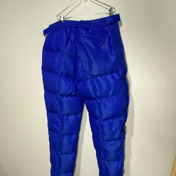 VINTAGE PATAGONIA Down Puffer Pants Full L - Picture 4 of 6